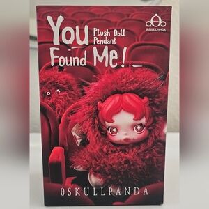 NEW Skullpanda You Found Me Plush Doll Pendant - Ratty Bear